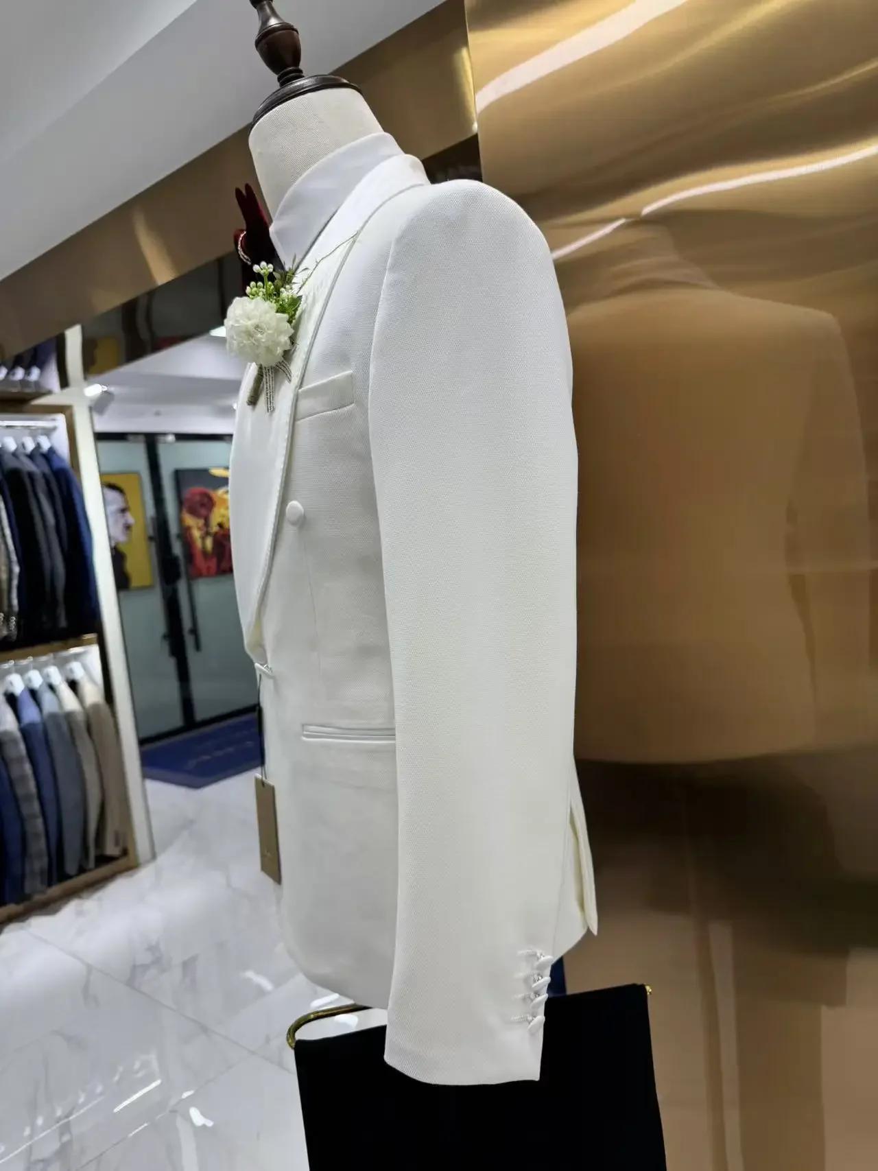 Costumes de mariage à Double boutonnage pour hommes