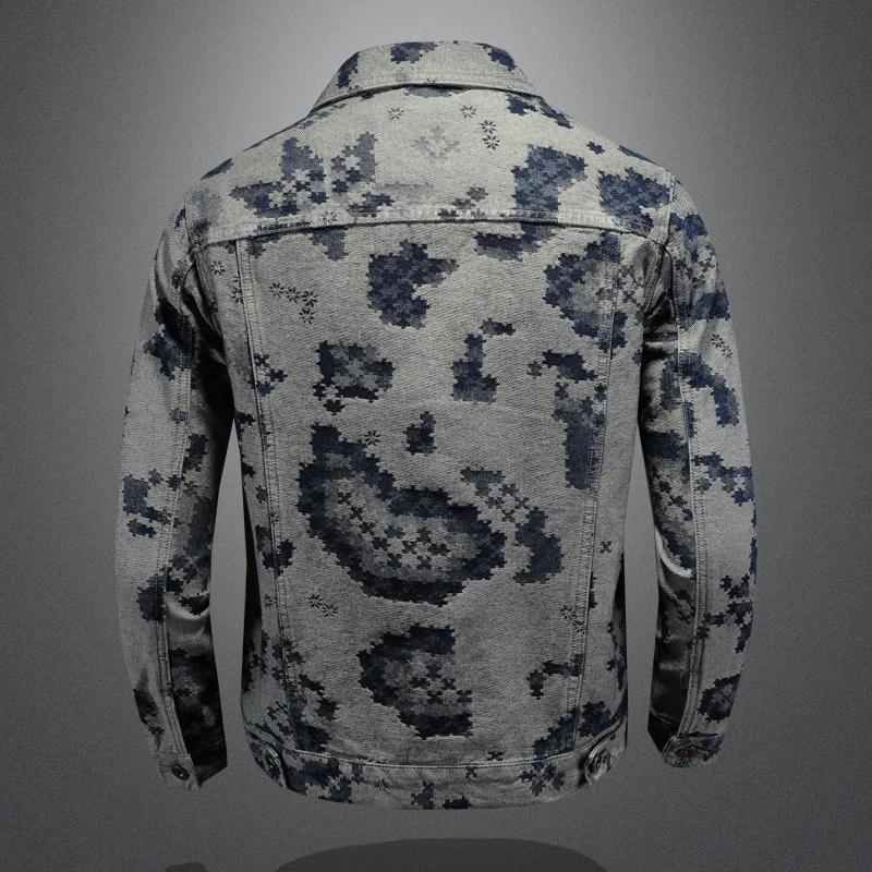 Veste en jean rétro pour hommes