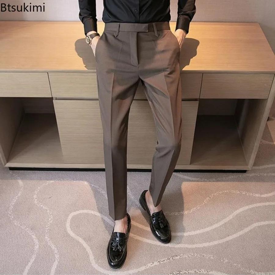 Nouveau pantalon de costume pour homme style britannique