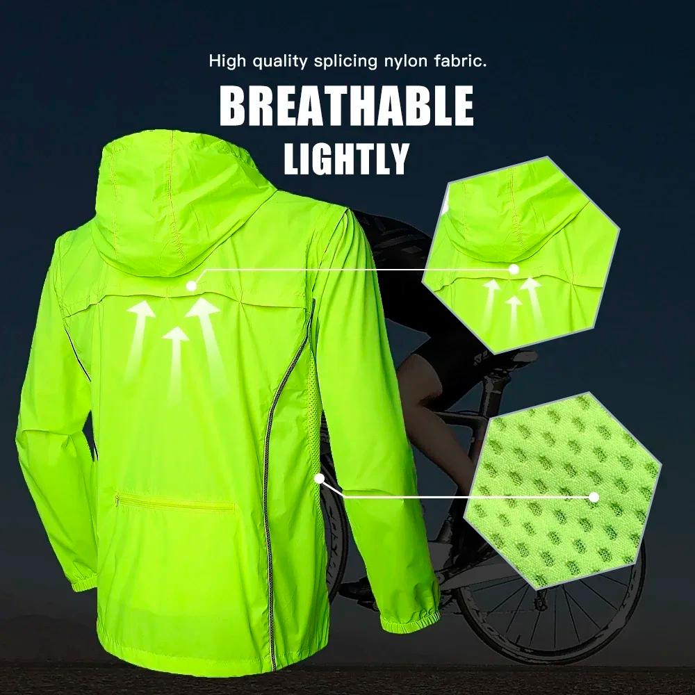 Queshark – veste de cyclisme à manches convertibles pour hommes