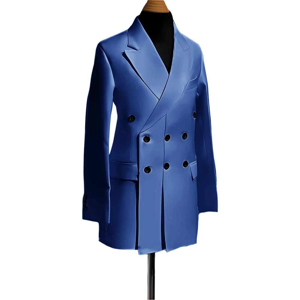 Blazer pour hommes, veste simple de smoking de mariage