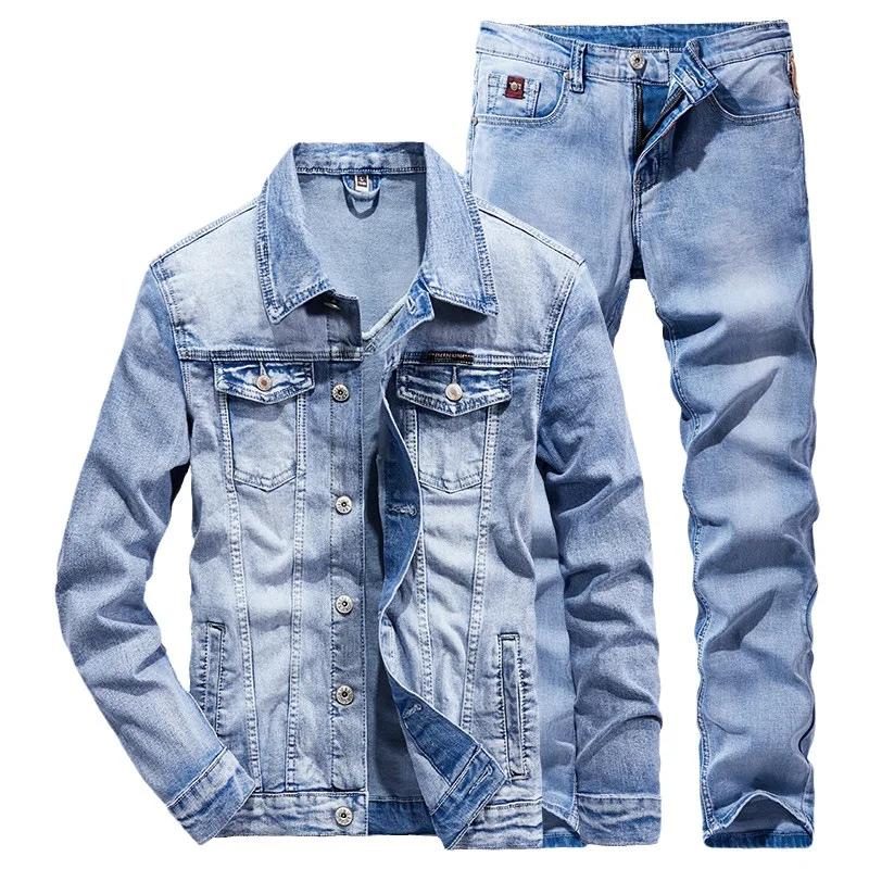 Costume en Denim pour hommes