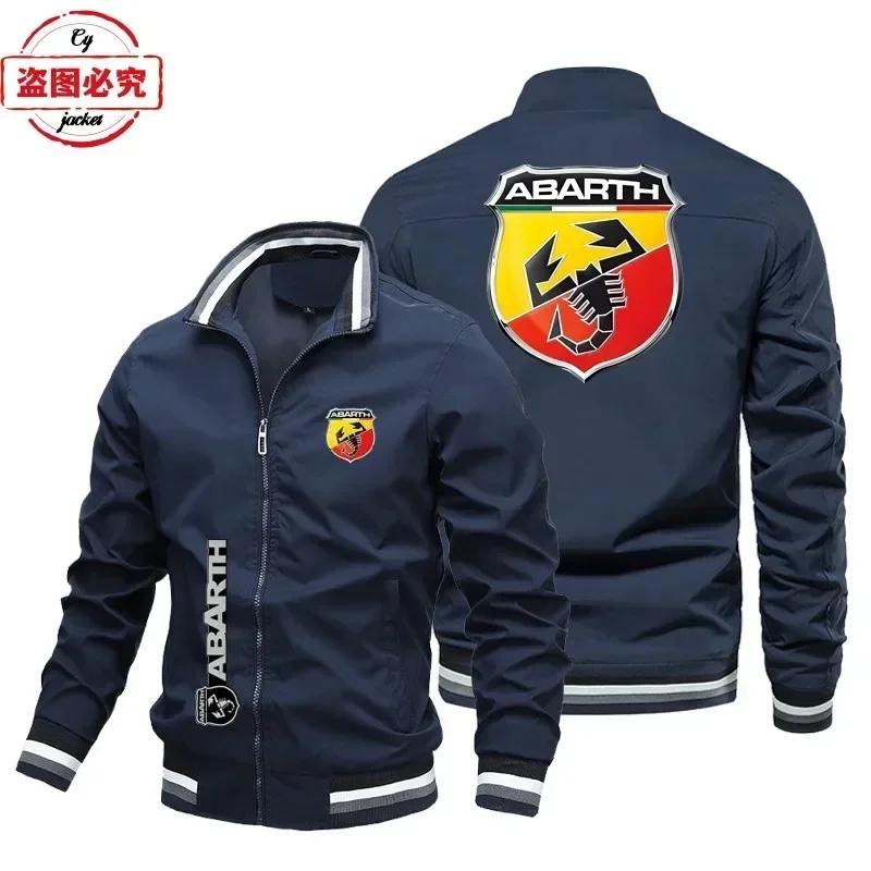 Veste à logo ABARTH, veste ample à manches longues pour homme
