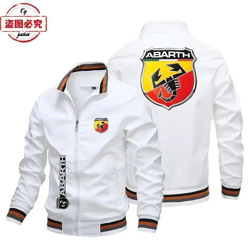 Veste à logo ABARTH, veste ample à manches longues pour homme