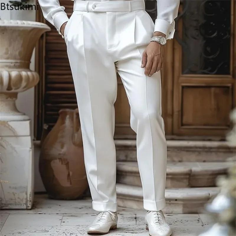 Nouveau pantalon de costume haut de gamme pour homme – Élégant