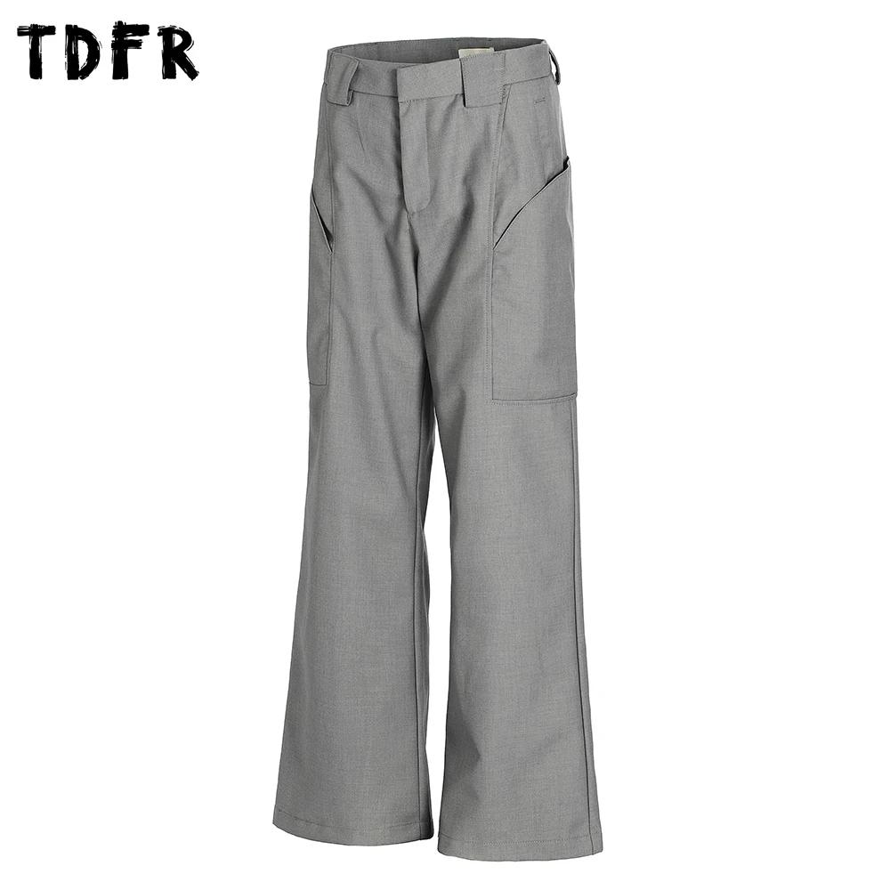 Pantalon de costume rétro décontracté pour hommes