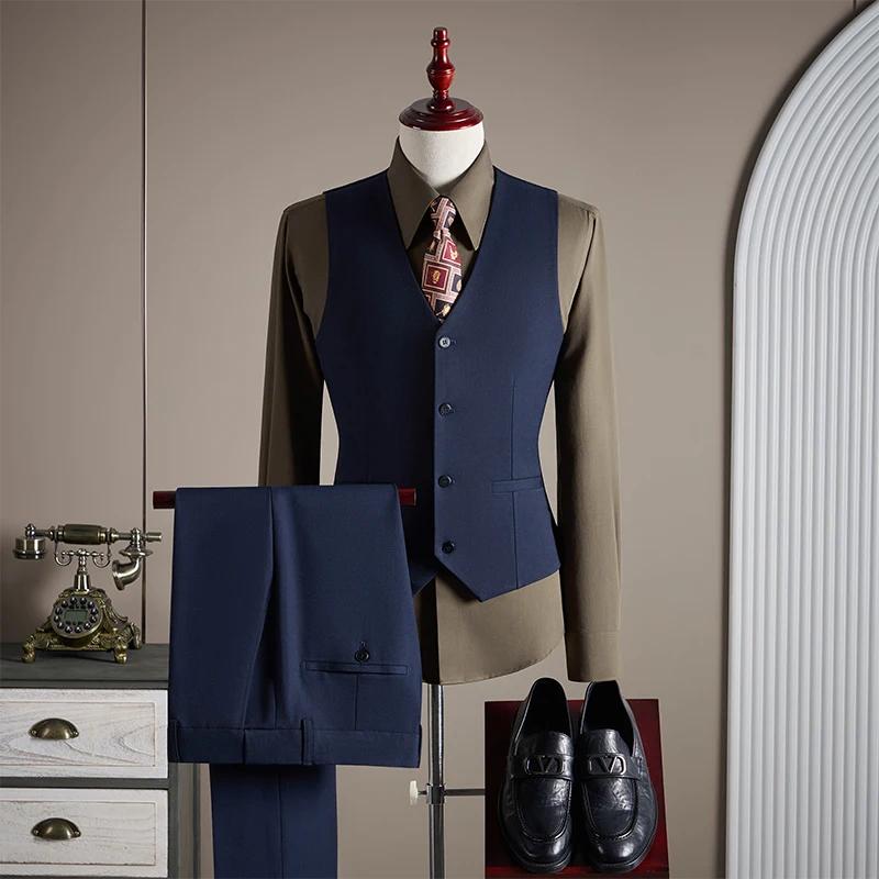 Ensemble de costume en laine haut de gamme pour homme