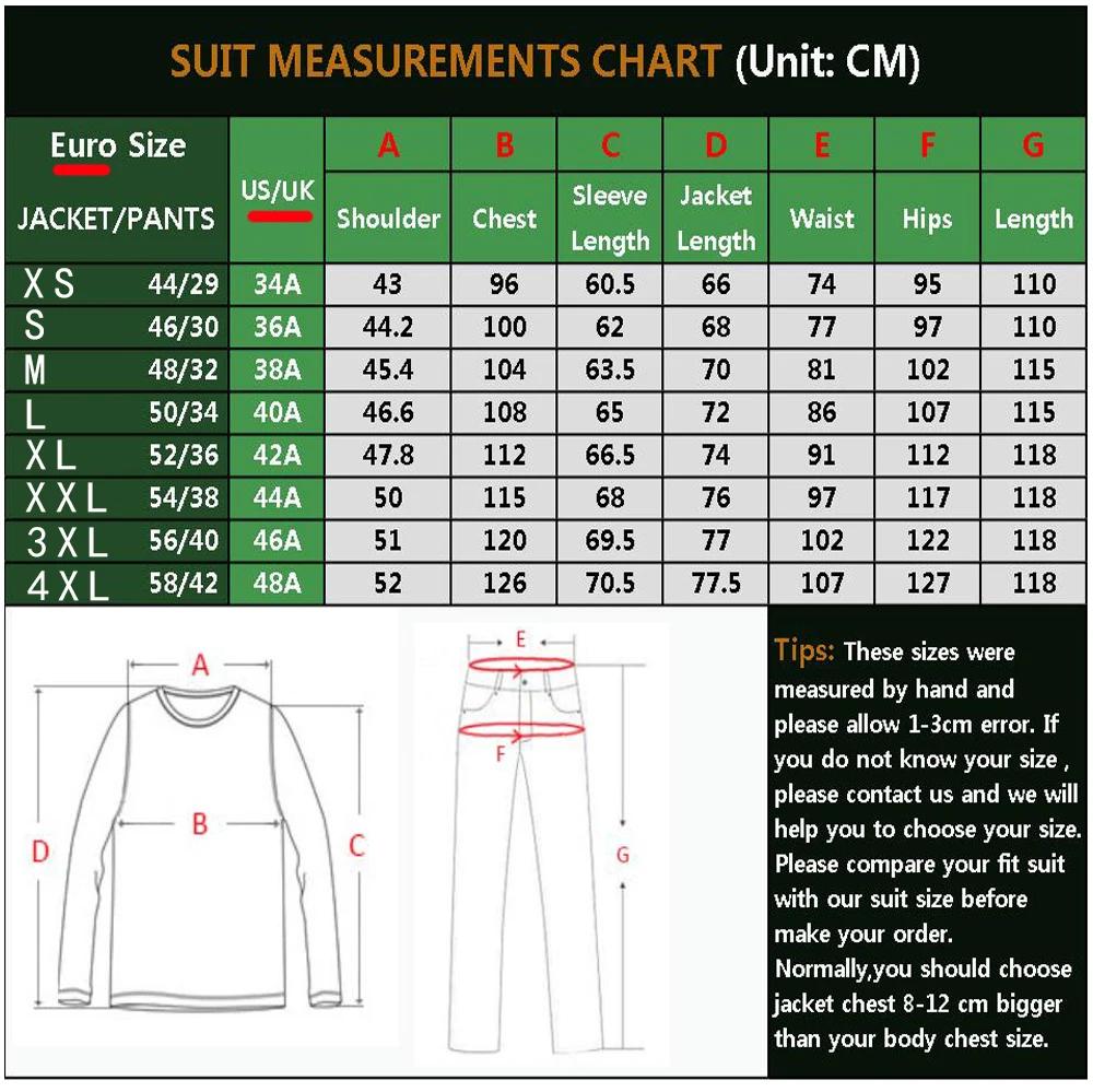 Ensemble de costumes de luxe brillants pour hommes