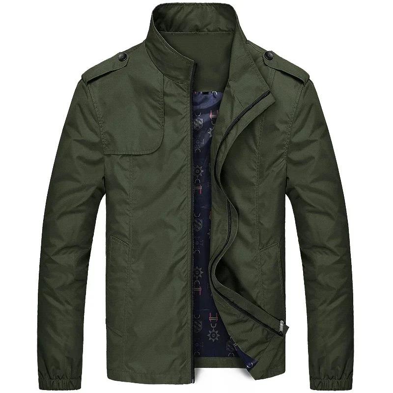 Personnalisable printemps automne décontracté solide mode mince veste mi-saison