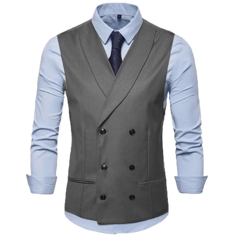 Gilet Slim à Double Bouton pour Homme