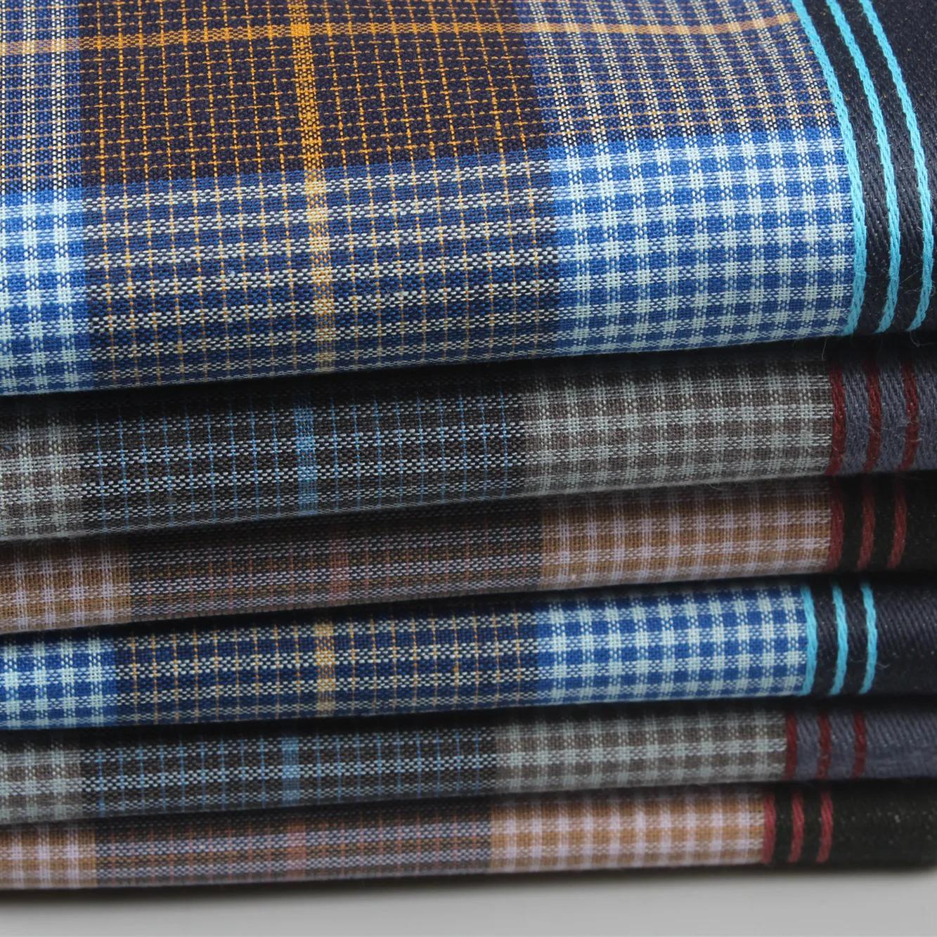 Mouchoir en tissu rayé pour hommes de 15