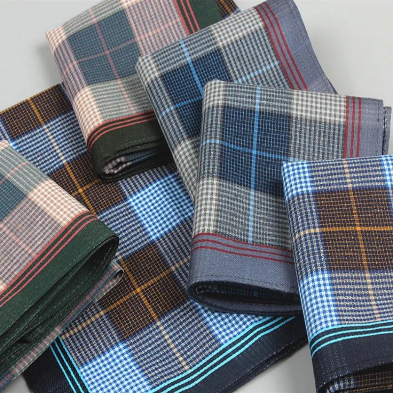 Mouchoir en tissu rayé pour hommes de 15