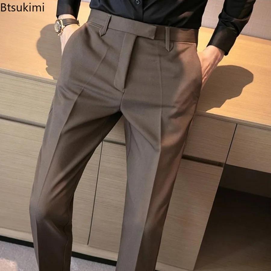 Nouveau pantalon de costume pour homme style britannique