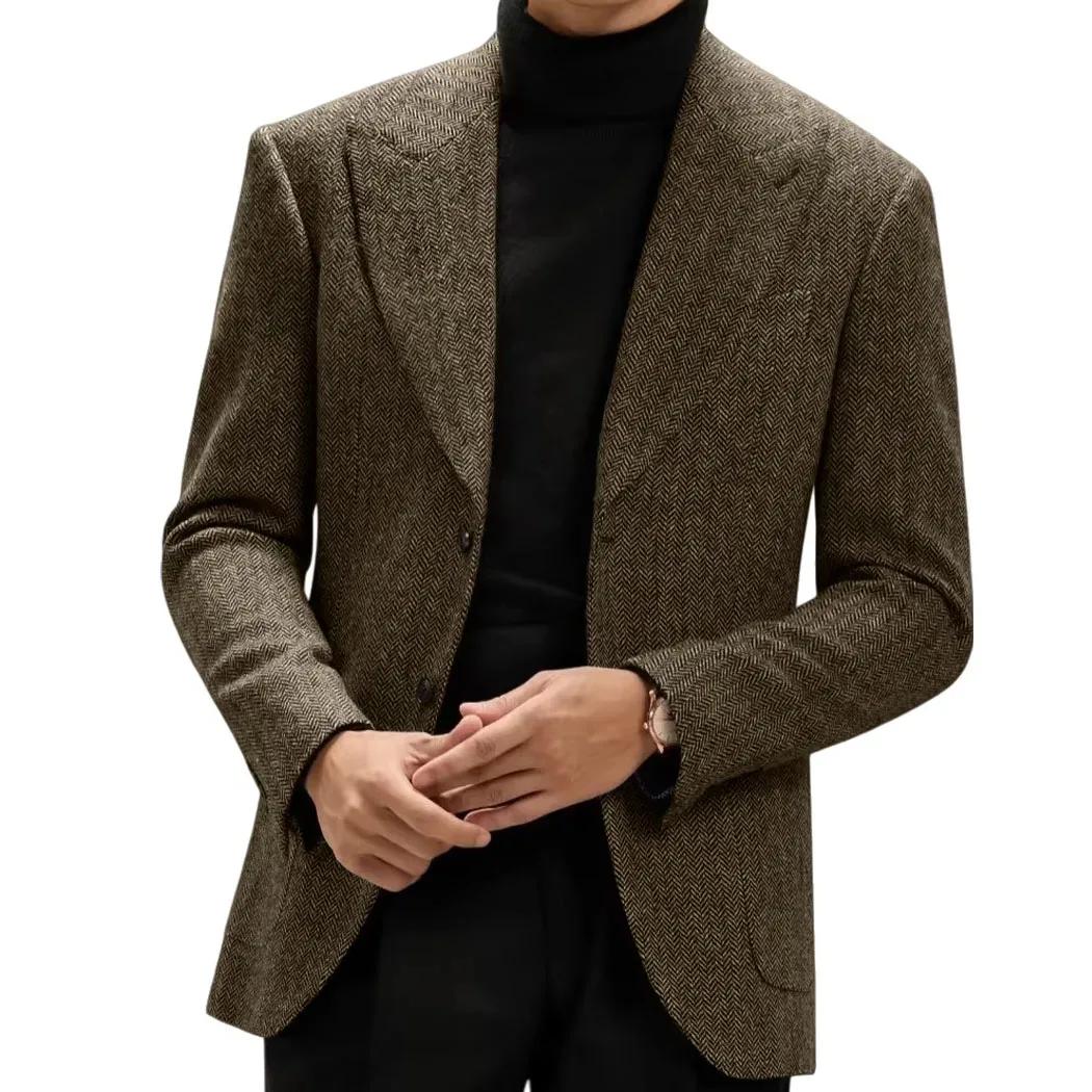 Veste de costume italienne classique pour hommes