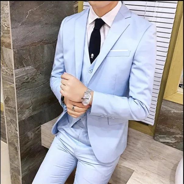 Costume de mariage trois pièces pour homme