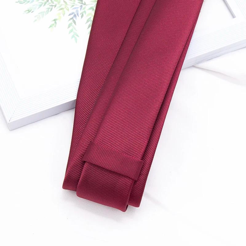 Cravate fine en Jacquard pour hommes d'affaires