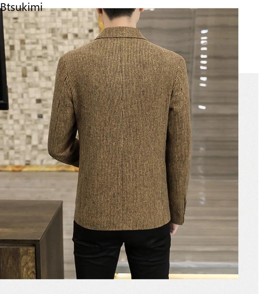 Blazer Homme Style Coréen 2026 de Haute Qualité – Nouvelle Collection Tendance
