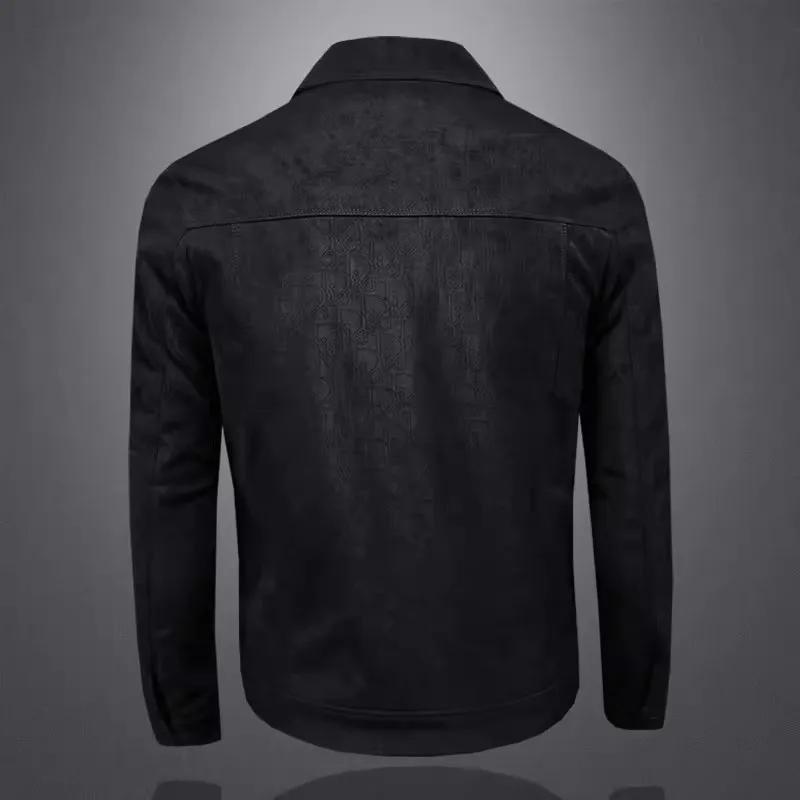 Nouvelle veste en daim pour homme