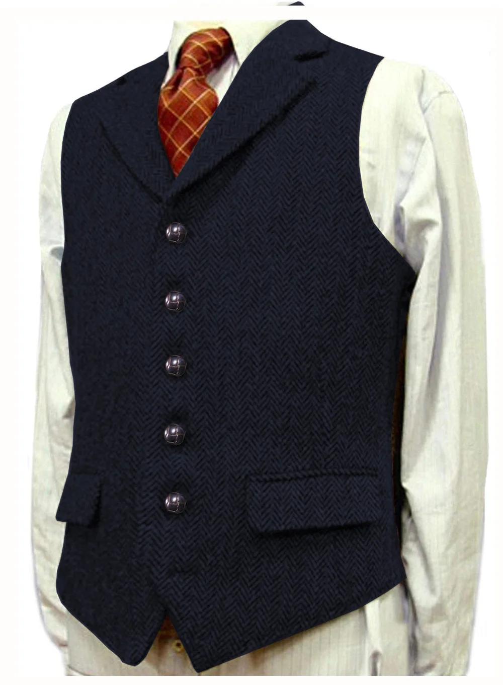 Gilet pour homme avec revers