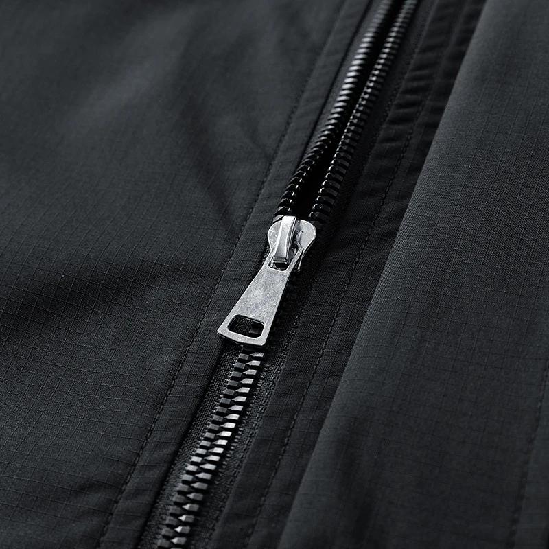 Veste pour homme imperméable à col montant