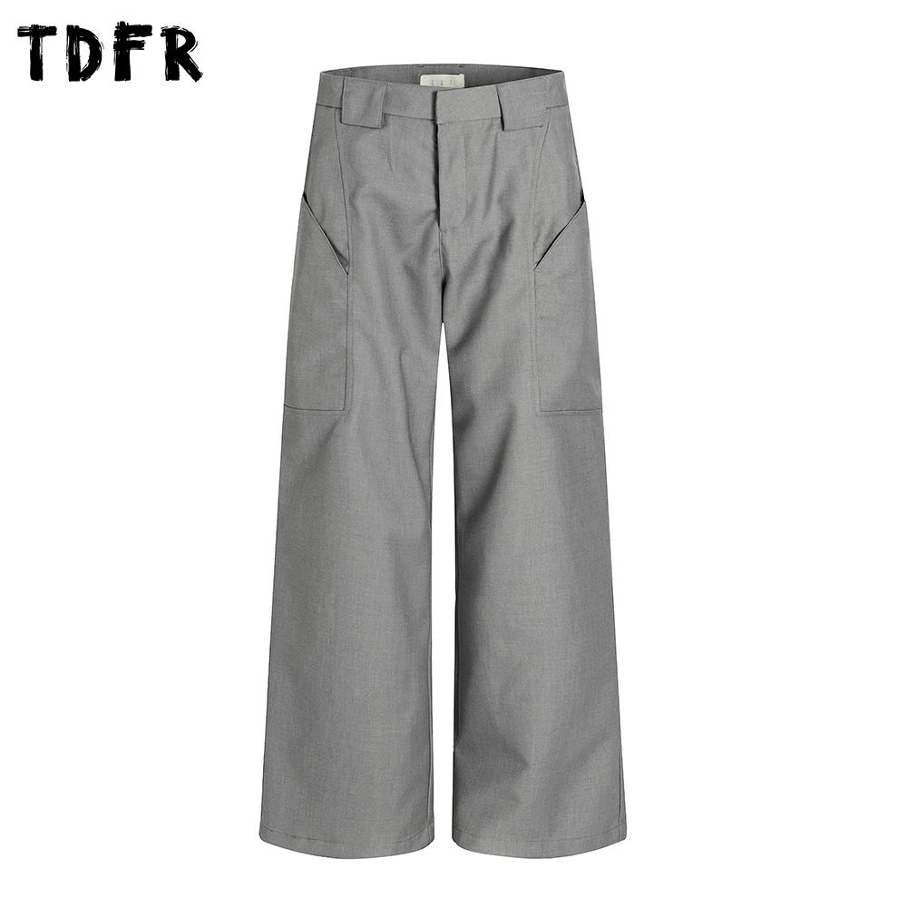 Pantalon de costume rétro décontracté pour hommes