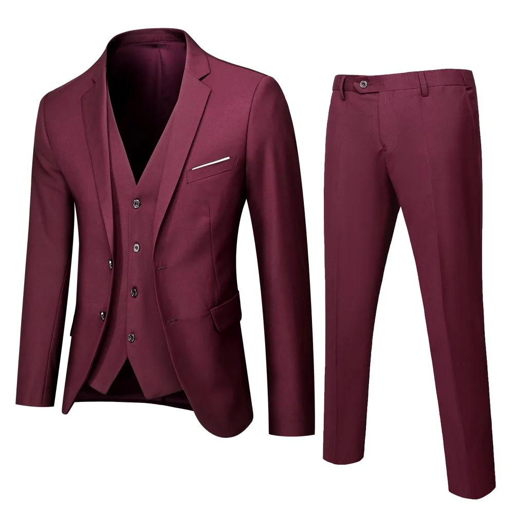 Ensemble de costume de mariage décontracté pour hommes