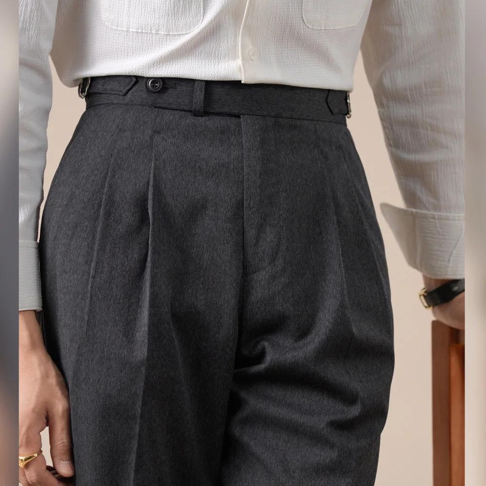 Pantalon de costume homme Naples à double pli