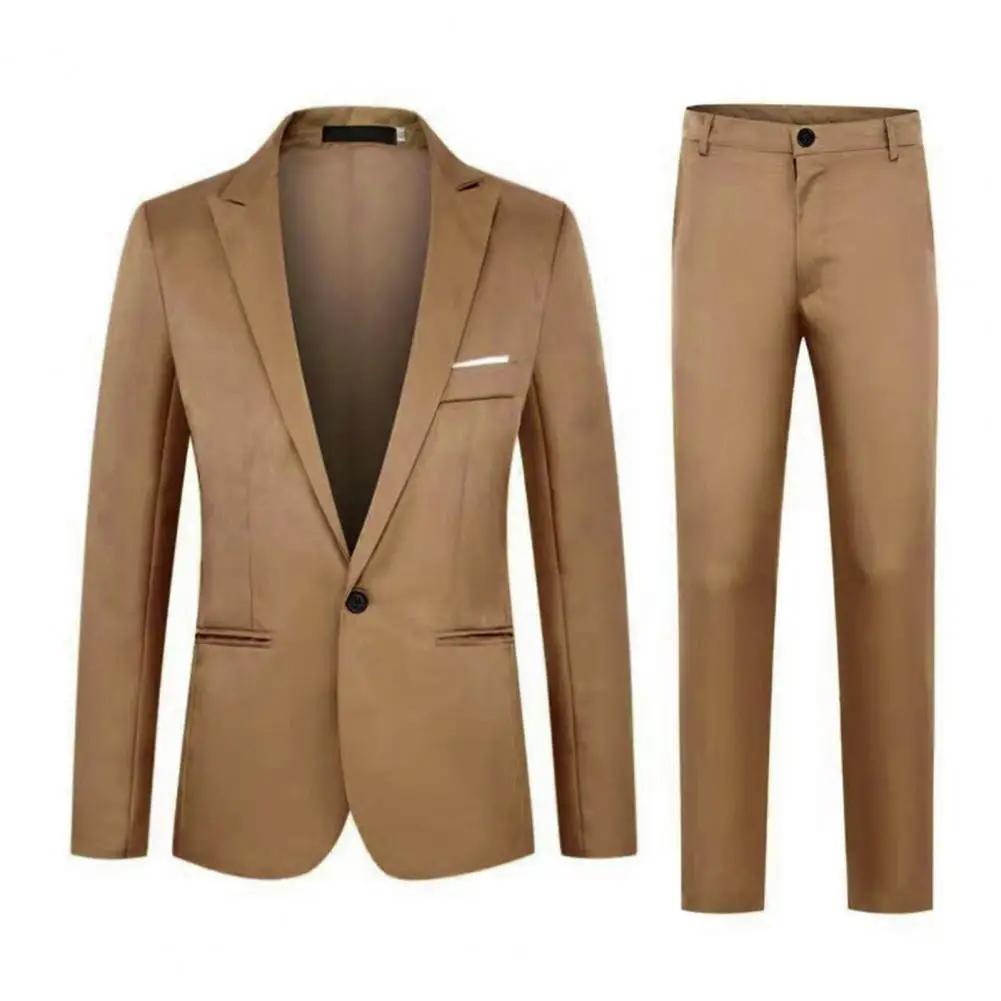 Costume marron de haute qualité pour hommes
