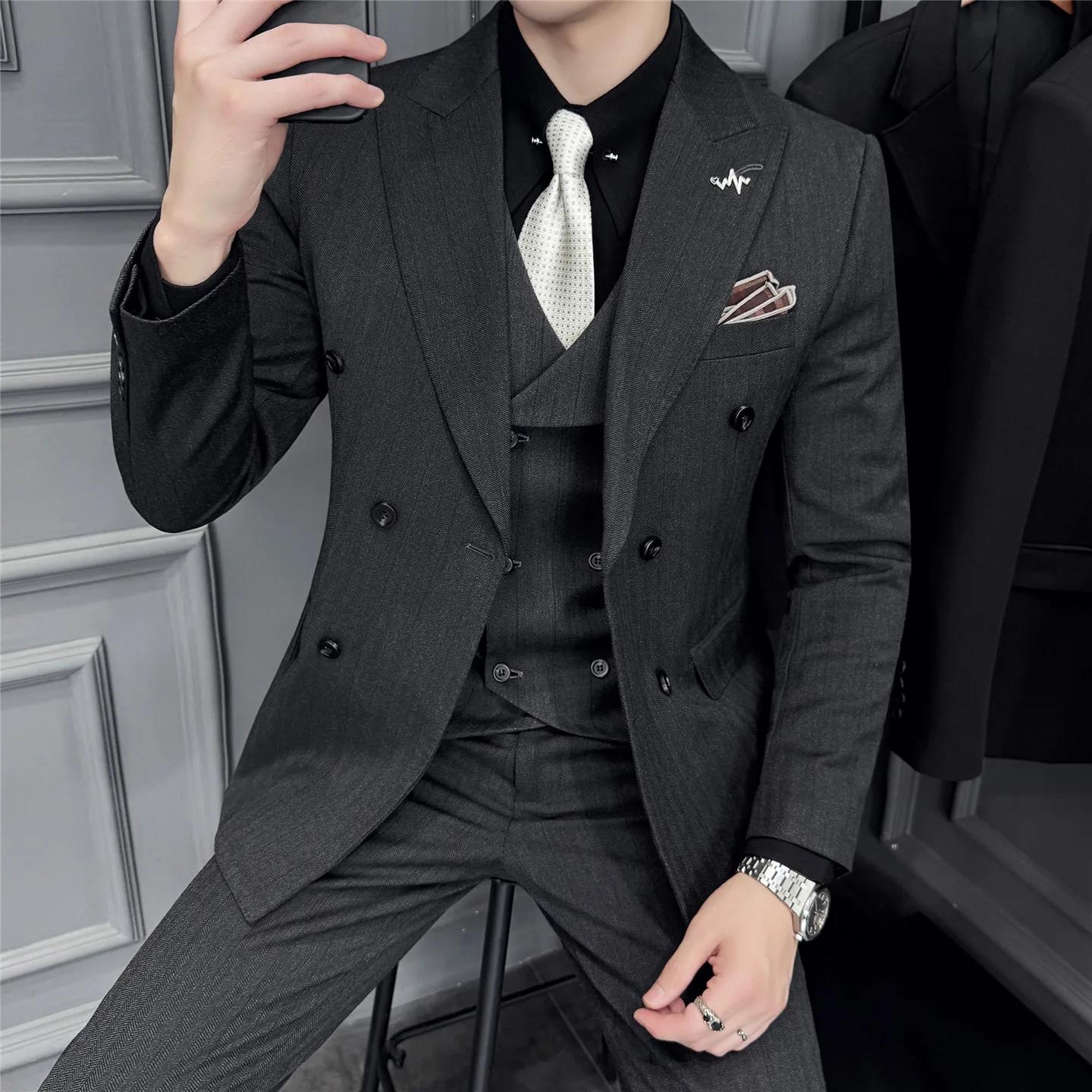 Costume de mariage haut de gamme pour hommes d'affaires