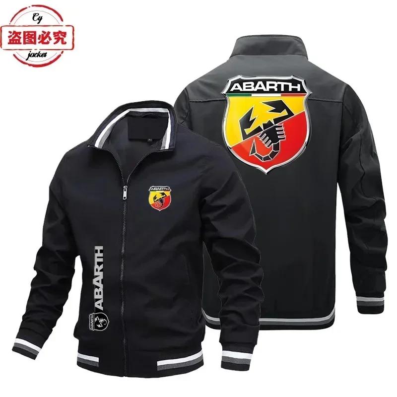 Veste à logo ABARTH, veste ample à manches longues pour homme