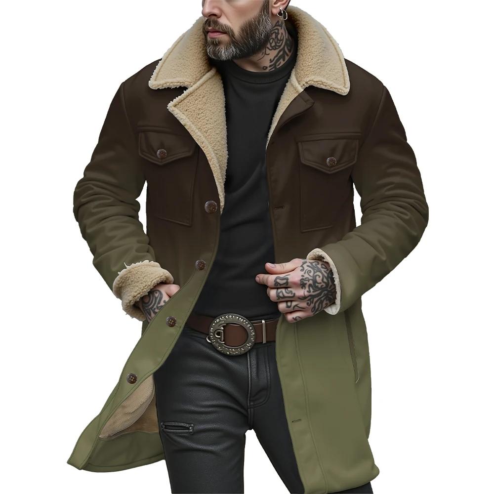 Veste de couleur dégradée pour hommes