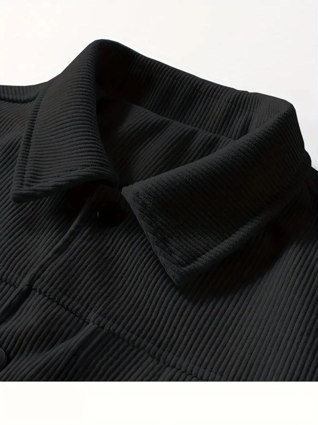 Nouvelle veste en velours côtelé pour homme automne 2025