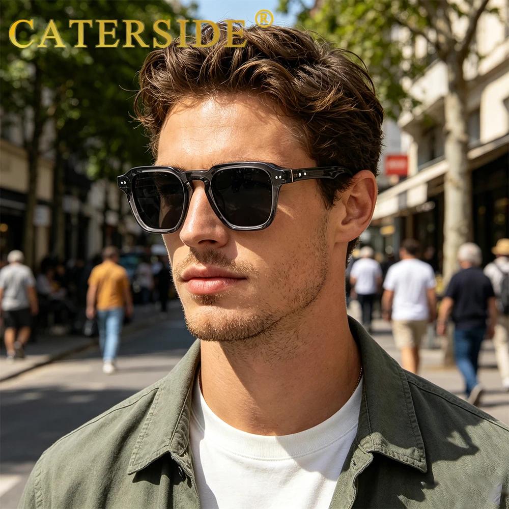 Lunettes de soleil polarisées rétro CATERSIDE pour hommes