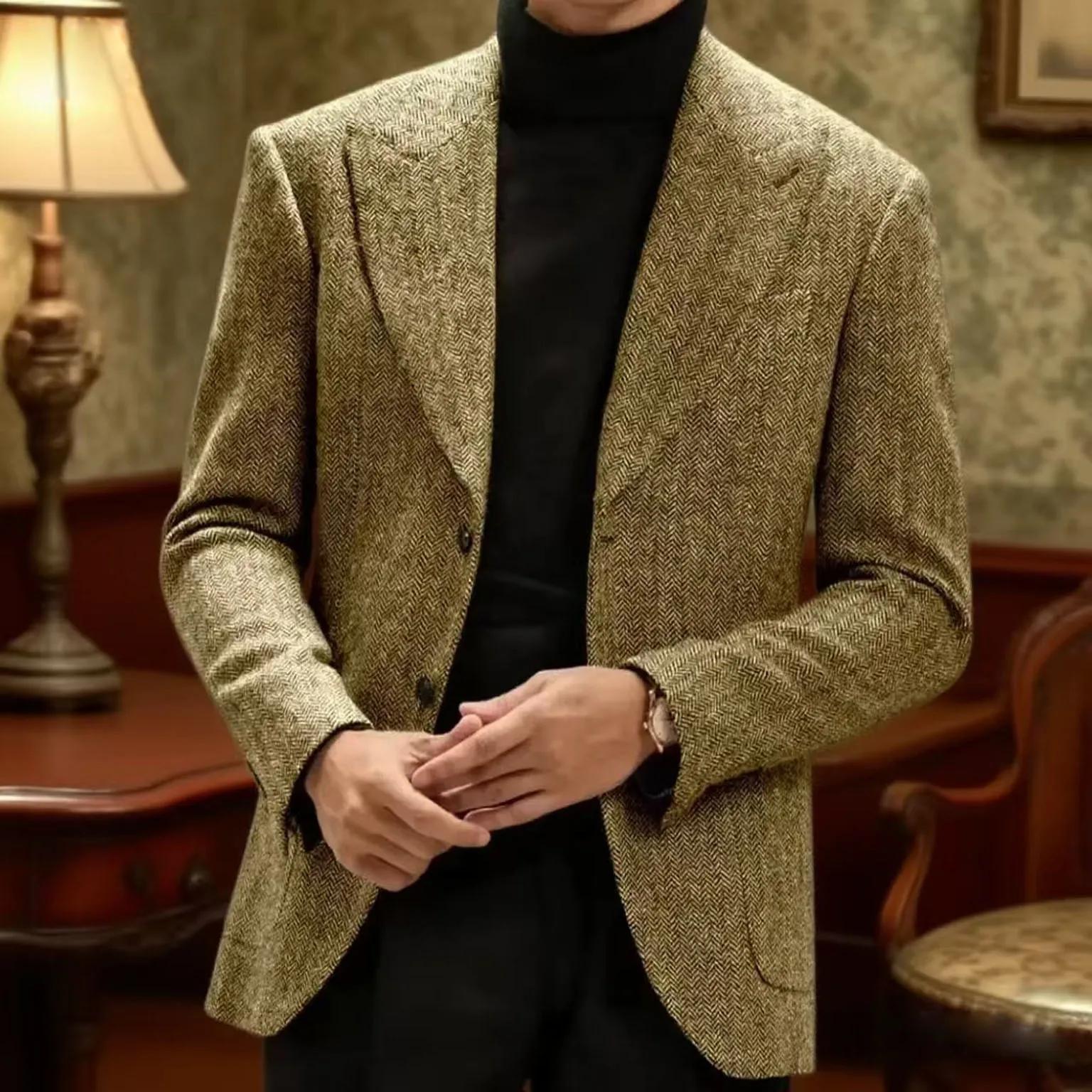Veste de costume italienne classique pour hommes