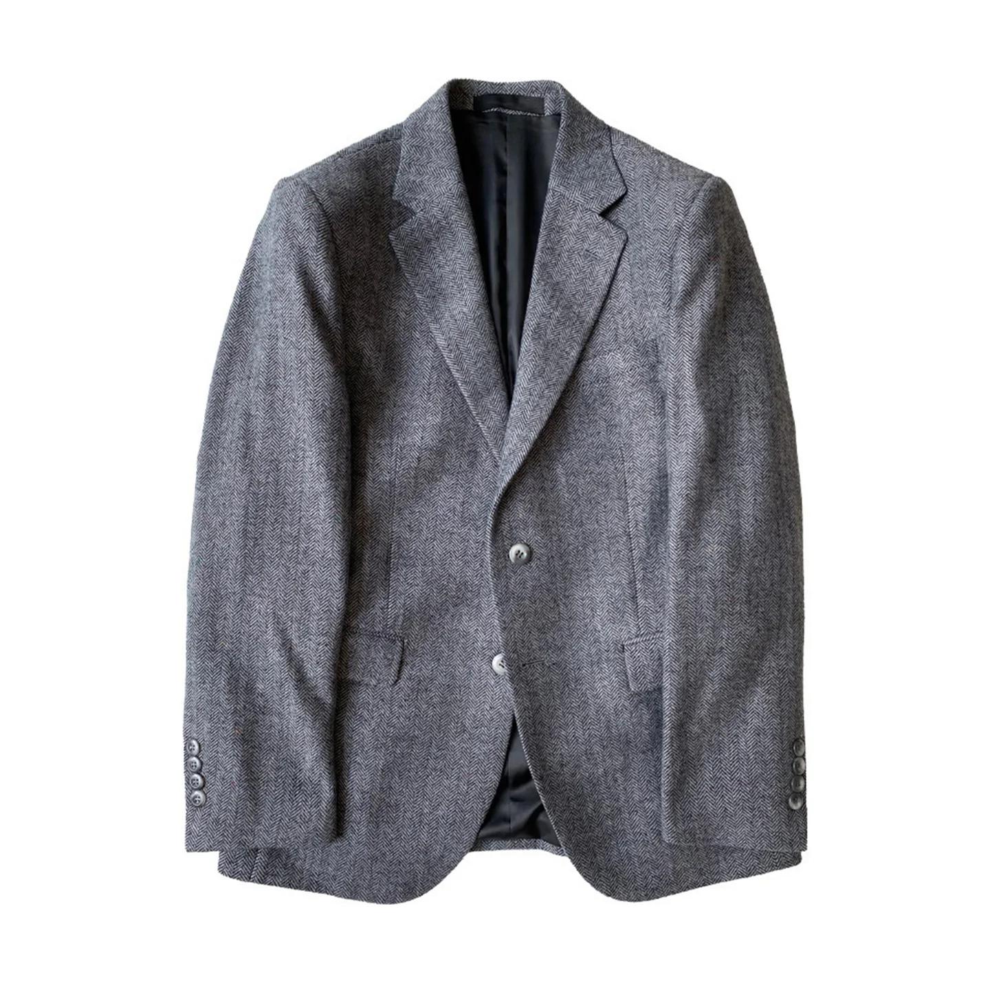 Nouvel ensemble de costume grande taille pour hommes avec motif à chevrons