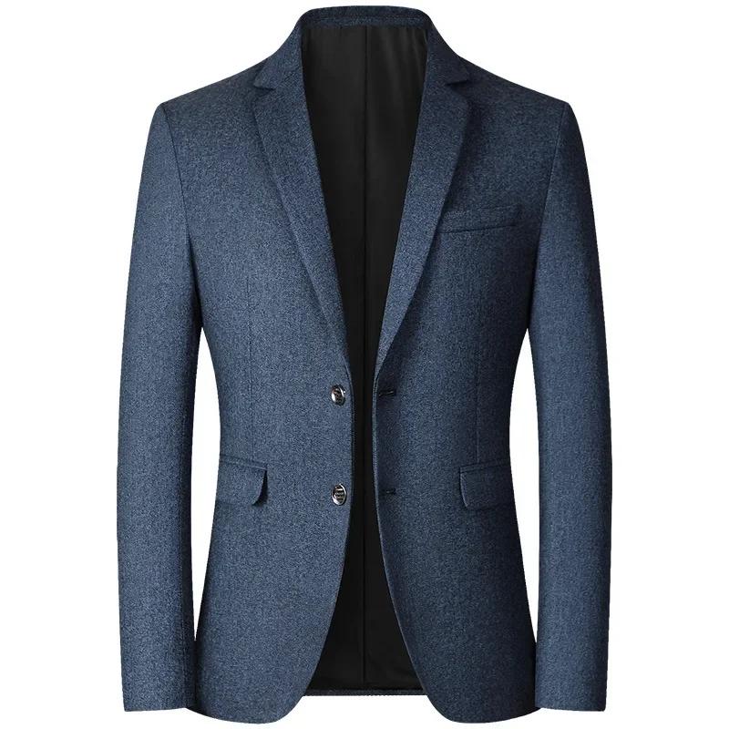Blazer décontracté pour homme BROWON – Collection Printemps-Automne – Couleur unie