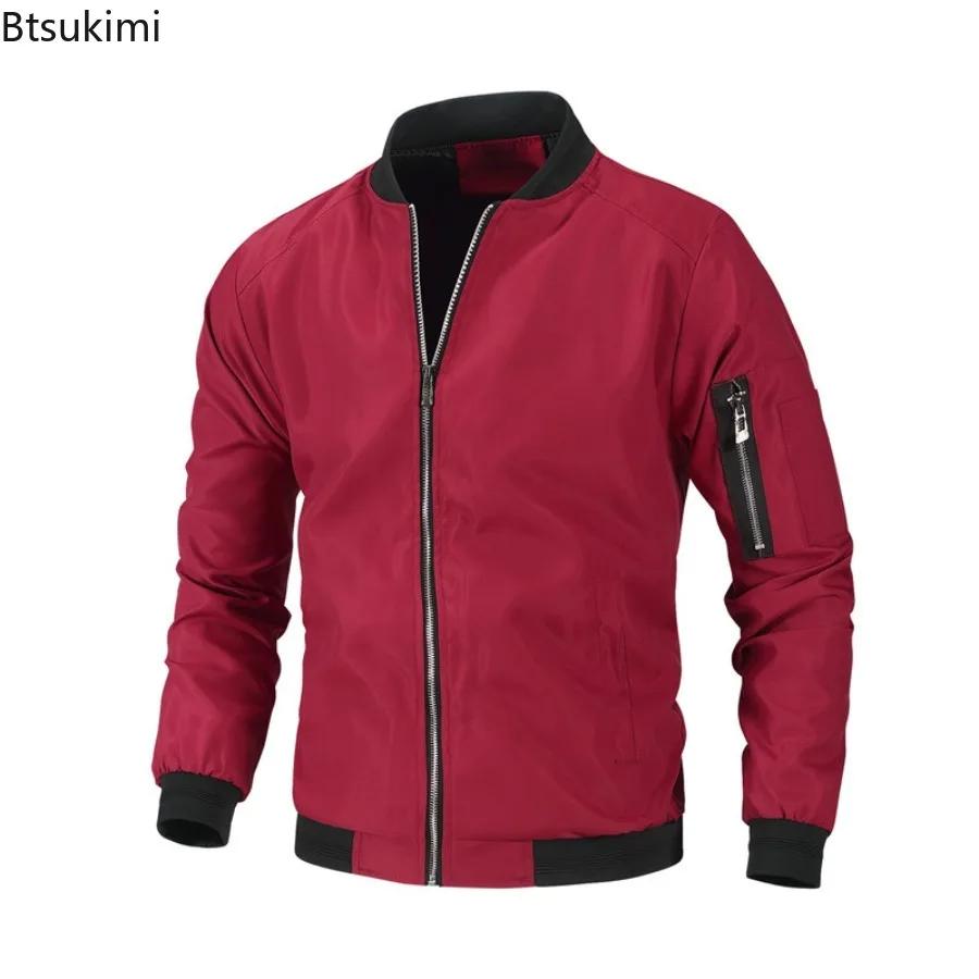 2026 hommes vestes décontractée manteaux classique col montant manteau mince solide coupe-vent veste Blazer