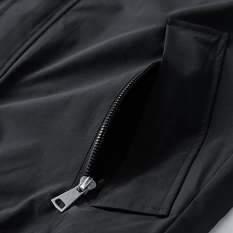 Veste pour homme imperméable à col montant