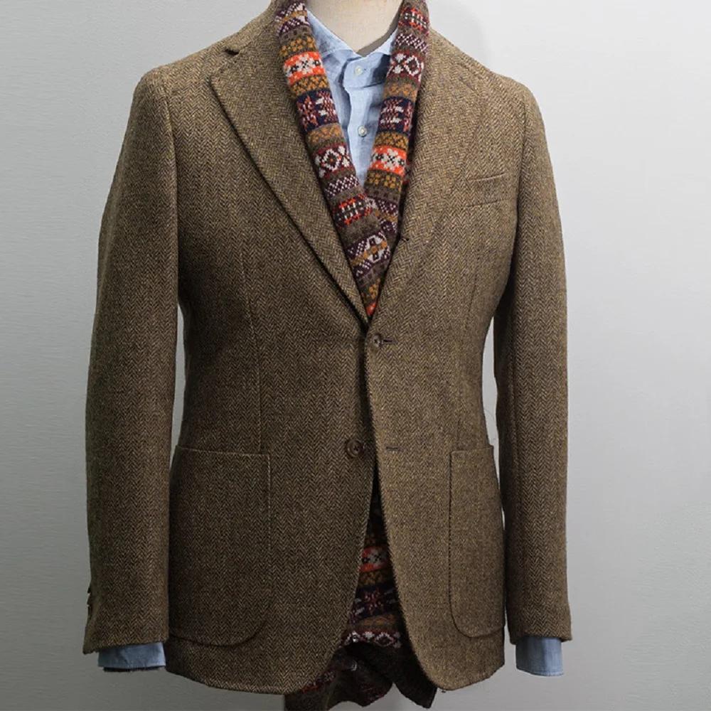 Costume pour hommes, Blazer marron