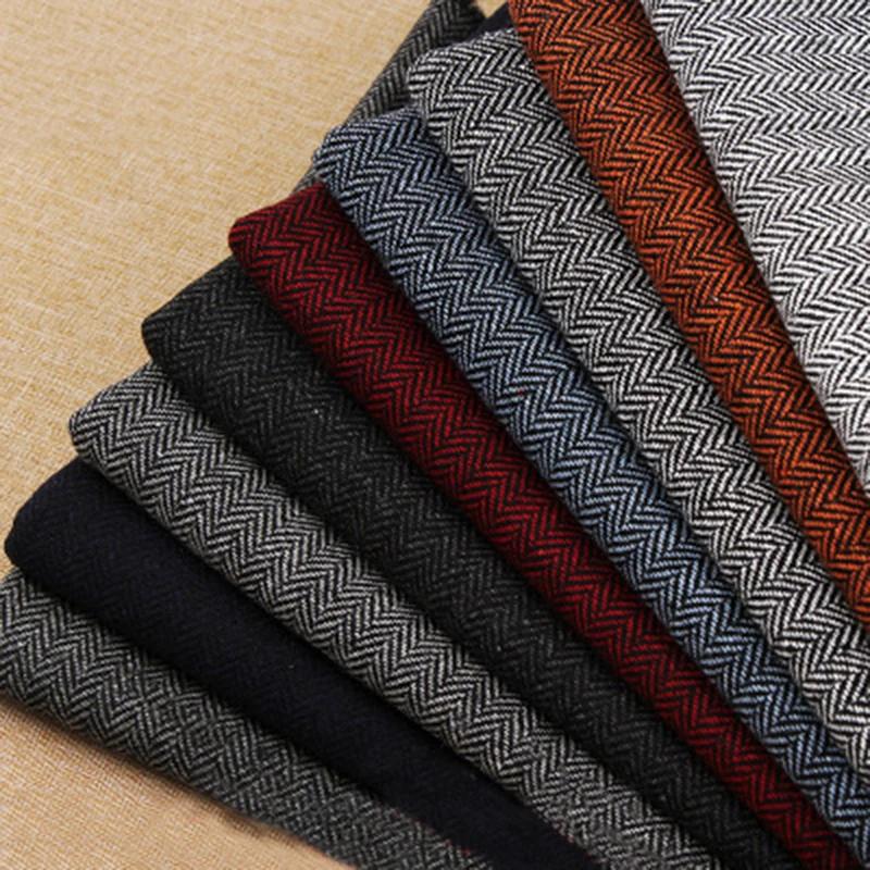 Costume d'hiver en Tweed de laine grise pour hommes