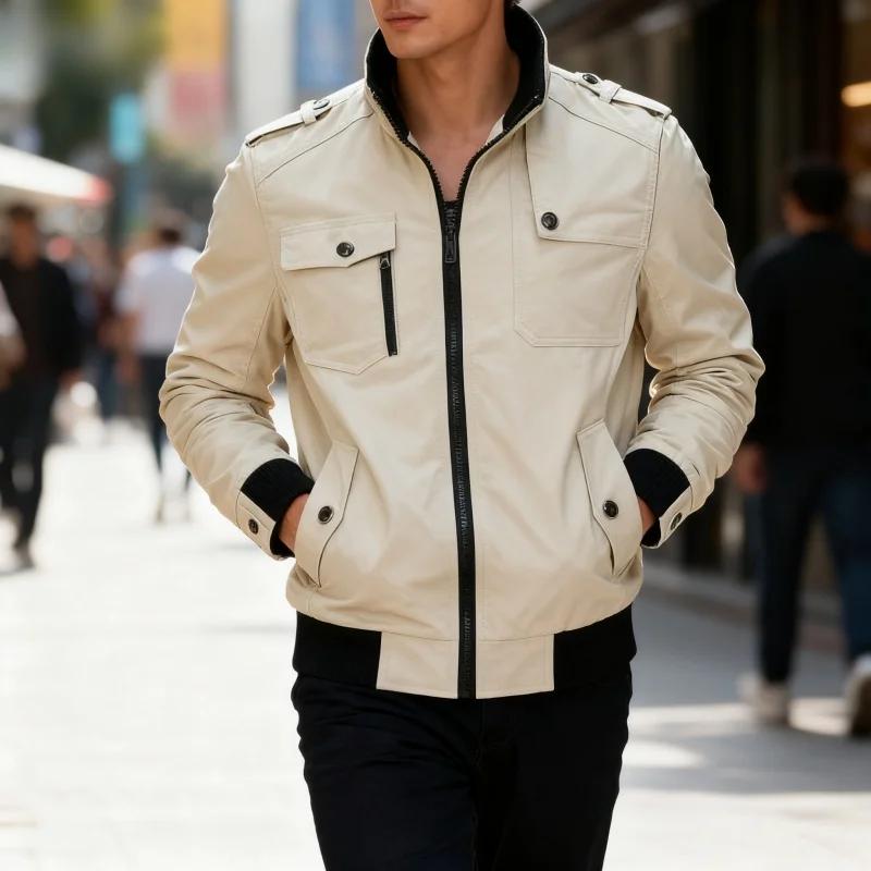 Bomber veste hommes mode décontracté coupe-vent
