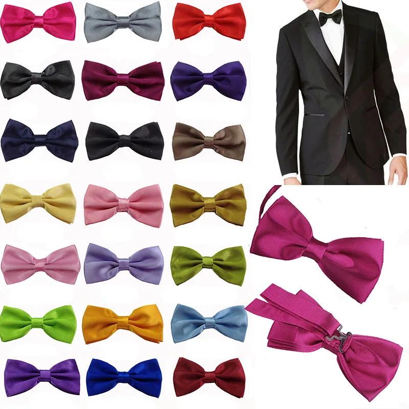 Hommes Satin noeud papillon classique fête de mariage