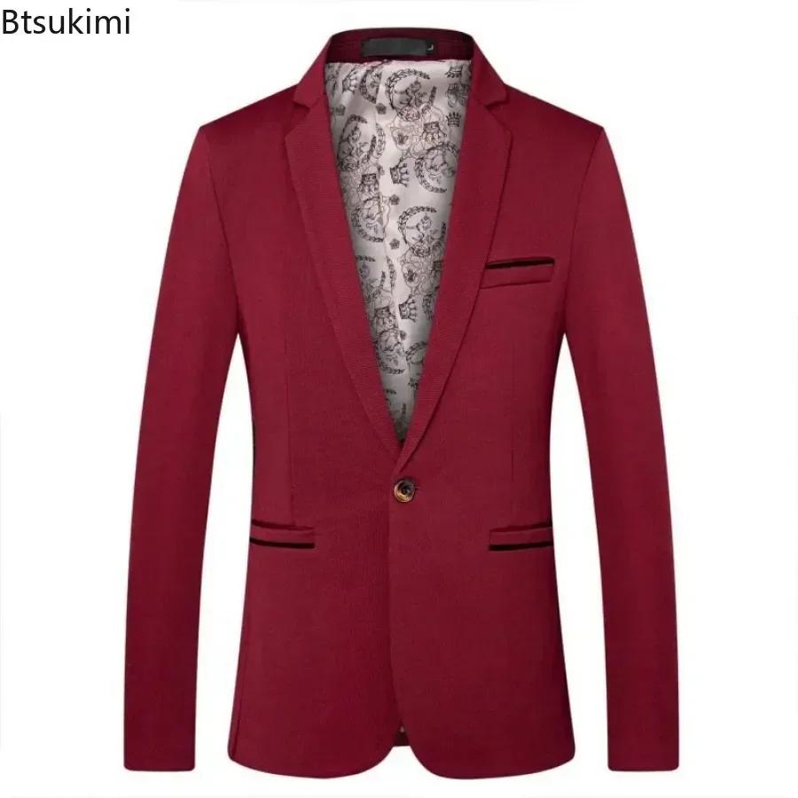 Nouveaux hommes vestes de costume Style coréen mariage mode