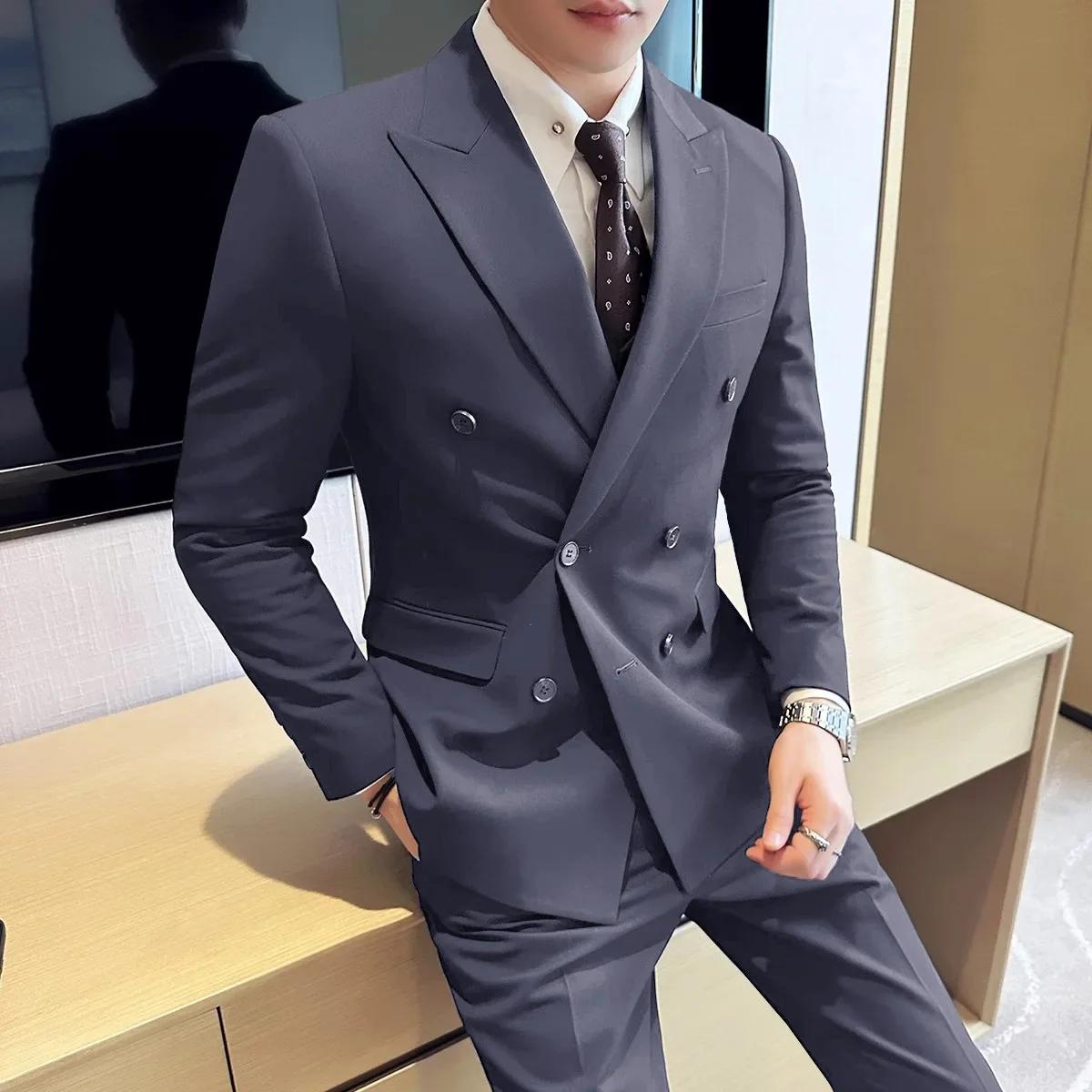 Ensemble de costume de Style Business pour marié