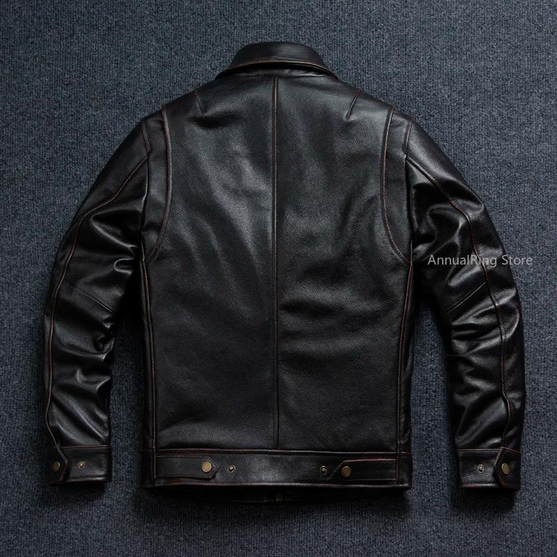 Veste en cuir d'outillage des années 1930 pour hommes