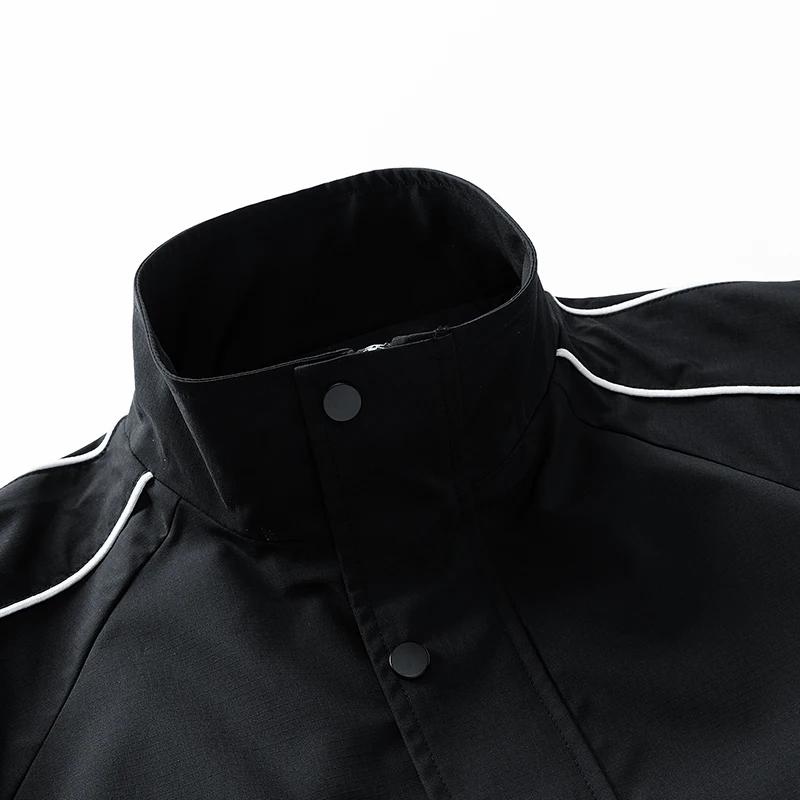 Veste pour homme imperméable à col montant
