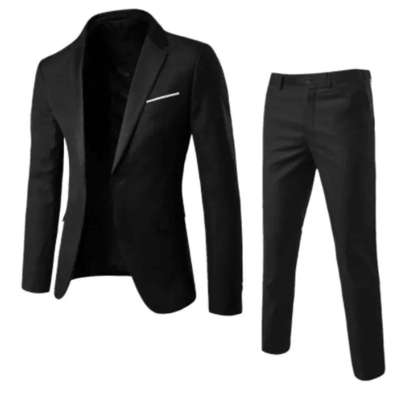 Costume de mariage deux pièces pour homme