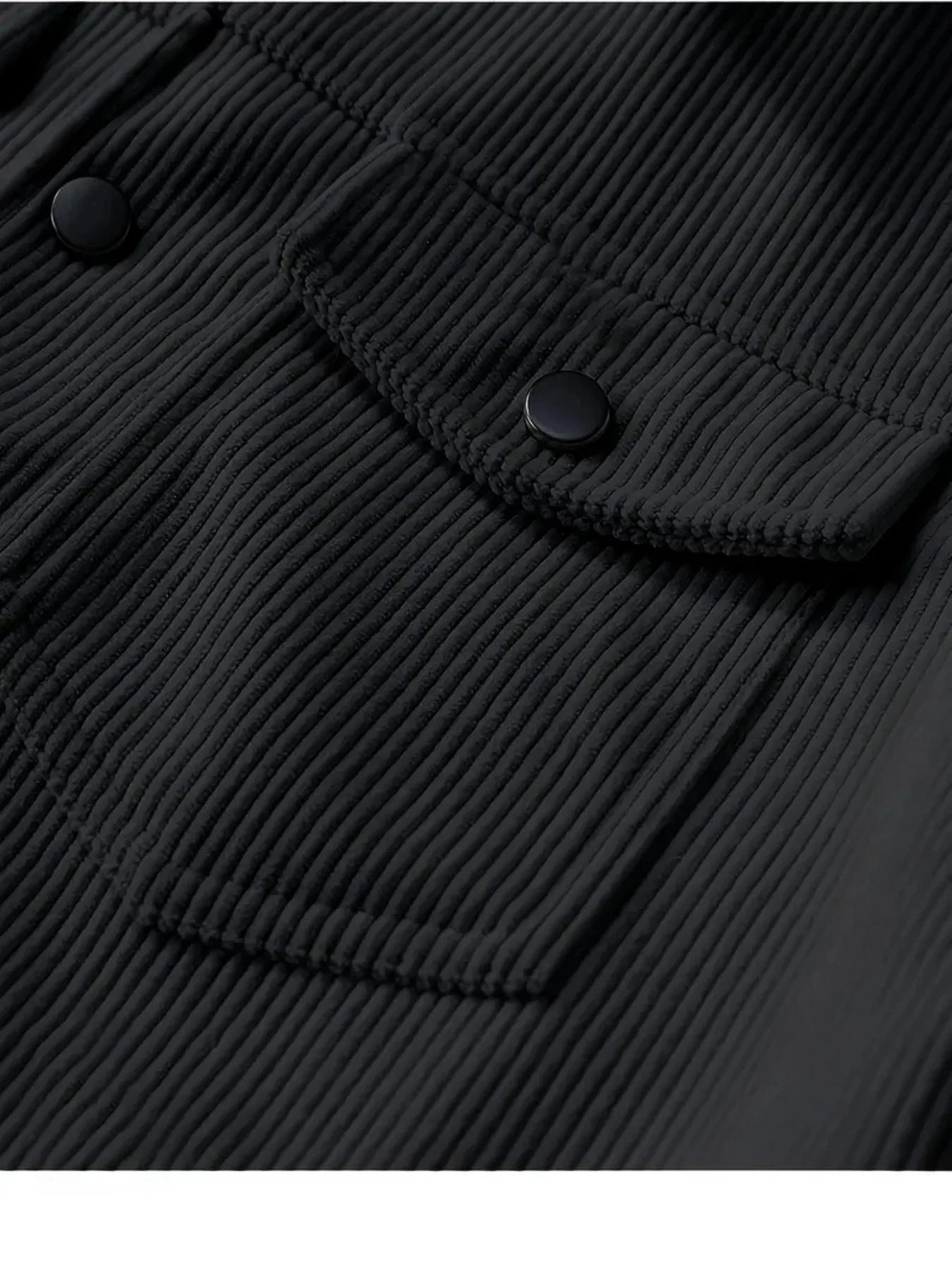 Nouvelle veste en velours côtelé pour homme automne 2025